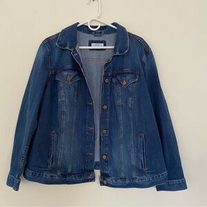 Loft Plus Blue Jean Jacket Size 18